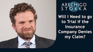 Will my work comp case need to go to trial if the insurance company denies my claim in Minnesota?