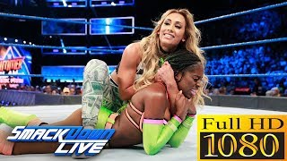 8 August, 2017 SmackDown LIVE  HINDI Naomi vs. Carmella