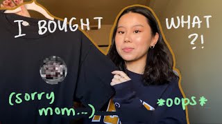 doing things: a college vlog (blackbear concert, thrift haul, salmon rice, and partying)