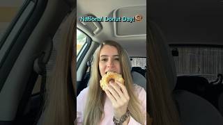 National Donut Day 🍩 #ytshorts #whatieatinaday