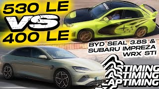 Kínai VILLANY vs. Japán BENZIN / BYD Seal 3.8 vs. Subaru Impreza WRX Sti (Laptiming Ep. 337.)