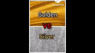 Golden vs Silver / what is your favorite colour comment ..😇 / #shorts #trending #viralshorts / kdisa