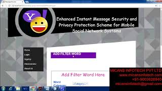 Enhanced instant message security and privacy protection scheme for mobile social network systems