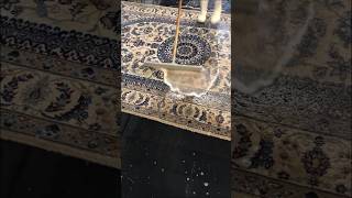 Washing a beautiful hand knottted rug #rugs #rugwashing #rugcleaning #arizonabusiness