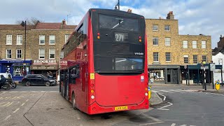 FULL JOURNEY + MINOR DIVERSION | Route 271 - Highgate Village to Moorgate, Finsbury Square