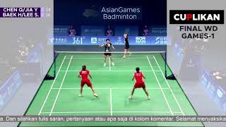 Cuplikan Games 1 | Final WD | Asiangames