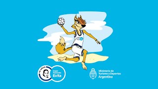 Juegos Evita 2023, Día 1 - Handball Femenino, Sub 14: Chaco vs. San Juan