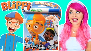 Coloring Blippi Imagine Ink Coloring Book | Blippi & Friends Magic Ink Activity & Game Book