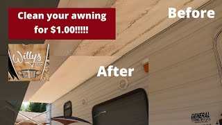 Perfectly clean camper awning for $1.00!!!!!!! No joke!!!