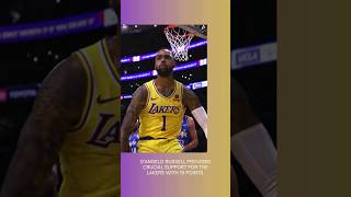 L JAMES LED the LAKERS |They DEFEATED SUNS 122-119|#shorts