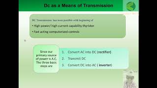 DC as Means of Transmission