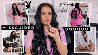 FELPRÓBÁLÓS BOOHOO & MISSGUIDED HAUL | férfi szekció + playboy x missguided