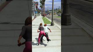 LOS SANTOS CRAZY GIRL MOMENT! GTA 5 #shorts