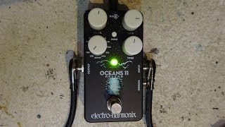 EHX Oceans 11 Shimmer Reverb + Valhalla UberMod - ambient guitar demo