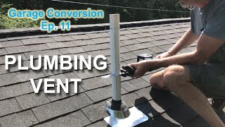 How to vent plumbing through the roof | Garage to Apartment Conversion | Episode 11