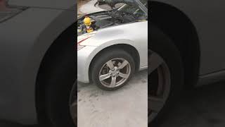 Nissan 370Z brake job.