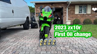 2023 Kawasaki zx10r first oil change