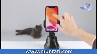 muntati.com - Selfie Robot - soporte de seguimiento facial automatico con rotación de 360