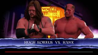 WWE 2K17 wcw hugh morrus a new look for him.