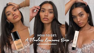 HOW I GET A LUMINOUS FLAWLESS BASE WITH MINIMAL FOUNDATION *NOT CAKEY!* | NICOLE ELISE