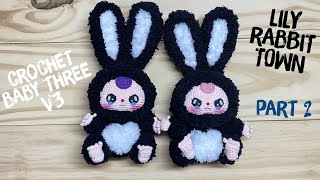 Baby Three Lily Rabbit Town V3 Урок по вязанию крючком Часть 1/2 - Nhe Huynh Handmade