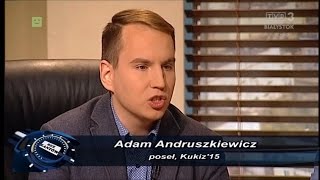 Adam Andruszkiewicz w programie "Bez kantów" 13.06.2016 cz. 2