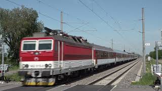 2024 - SK - ZSSK 362 015-0 Škoda loco with a R (Rýchlik) express train, in Jatov