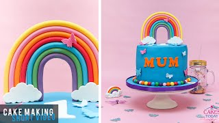 Mum Rainbow Cake