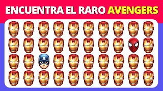 Encuentra el emoji raro - Desafío los Vengadores 🦸‍♀️🔥 Niveles fácil, medio y difícil.