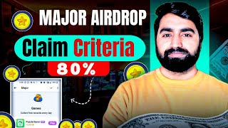 Major Airdrop Update 80% Token For Community | Major Airdrop Price | Major Airdrop Withdrawal