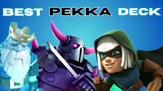 How To Dominate Mid Ladder With *PEKKA* Bridge Spam Deck In Clash Royale!🏆