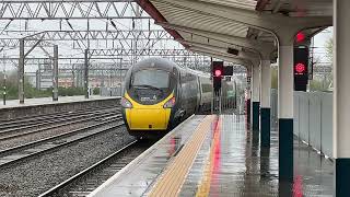 A STORMY few hours at Crewe | WCML | 09/04/24