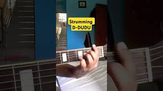 Simple guitar strumming lesson #guitarlessons #shorts