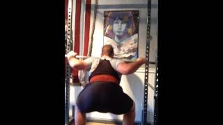 Squat 225 navel level shot