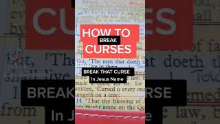 HOW TO  BREAK CURSES