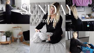 SUNDAY MORNING ROUTINE ☕️ HOUSEWORK & CLEANING RITUALS / TIPS ✨ PRODUCTIVE & ORGANISED