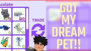 😱This is how I got my first DREAM PET IN ADOPT ME!