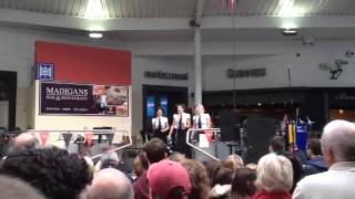 Bugle Babes perform in Connolly Station