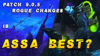 ROGUE CHANGES - will assassination be the best spec ? patch 9.0.5 - Patch notes overview.