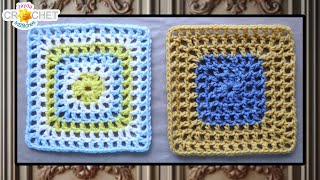 Summer Mesh Granny Square - Granny's Magical Cupboard 2024 Calendar Blanket - August