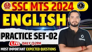 SSC MTS 2024 ENGLISH PRACTICE SET-2 | MOST IMPORTANT & EXPECTED QUESTIONS | SSC MTS PREPARATION 2024