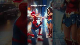 Spiderman want to propose julie #shorts #shortsfeed