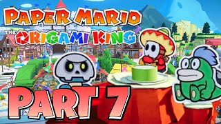 Paper Mario: The Origami King Gameplay Part 7 “Water Vellumental BOSS FIGHT" (NO COMMENTARY)