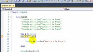 Tutorial di Visual Basic 2010 - L'istruzione For...Next