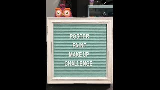 Poster Paint Makeup Challenge