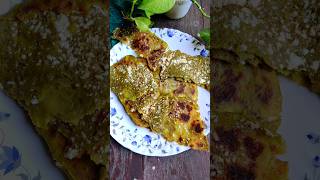 #ytshorts पालक और पनीर की यह स्वादिष्ट डिश आपने नही खाई होगी| Palak Paneer Paratha #recipe #shorts