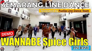 #DEMO #WANNABE #spicegirls #linedance  #DANCE | #semarang | Performed by PusSip Line Dance Team