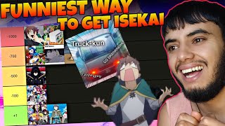 RANKING‼️WORST & FUNNIEST WAY TO GET ISEKAI - HINDI 🇮🇳