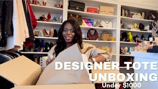 DESIGNER TOTE UNBOXING & 1ST IMPRESSIONS/ UNDER $1000 BAG/ LUXURY TOTES/ MARNI/ HELLO YVONNE