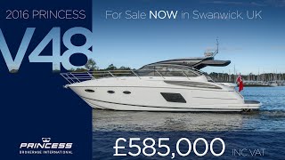 2016 Princess V48 Deck Saloon 'Destiny' FOR SALE in Swanwick, UK